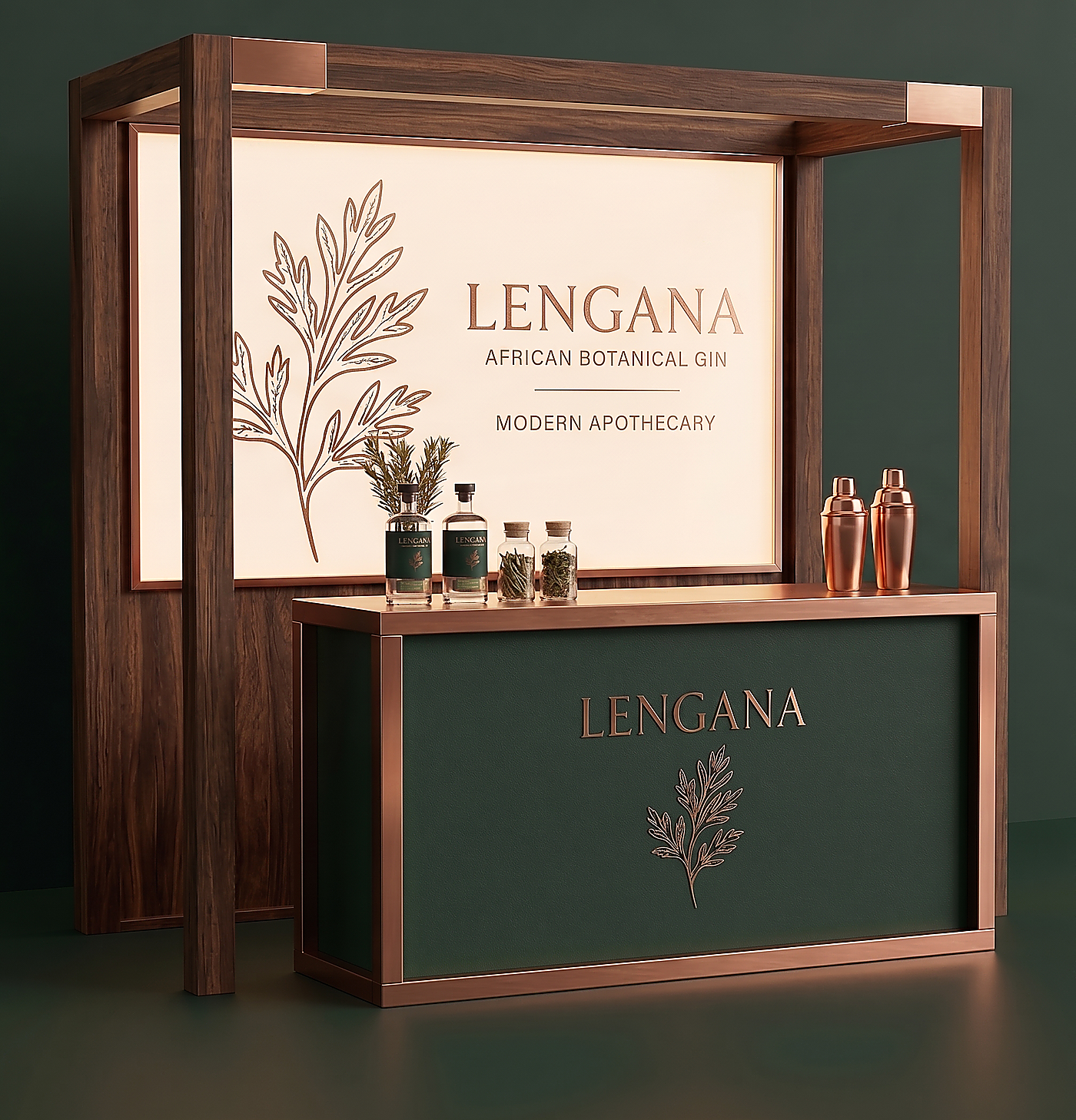 Lengana exhibition booth concept