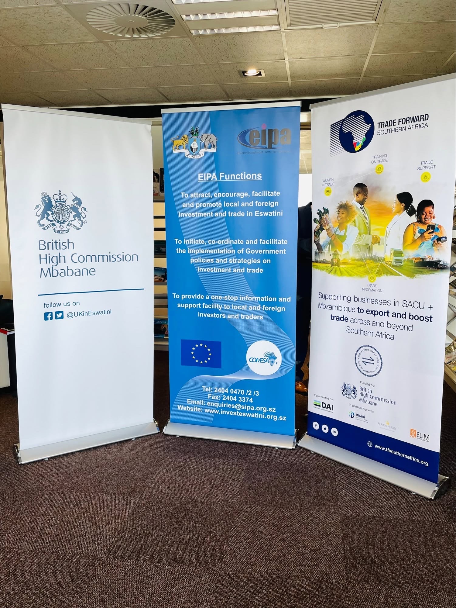 Trade Forward Southern Africa event branding