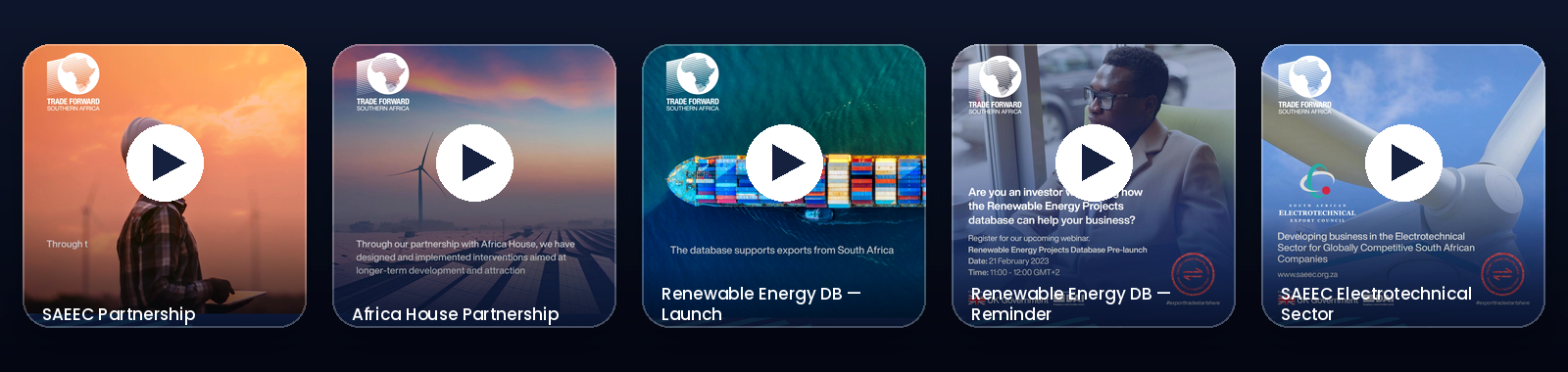 Trade Forward Southern Africa campaign videos