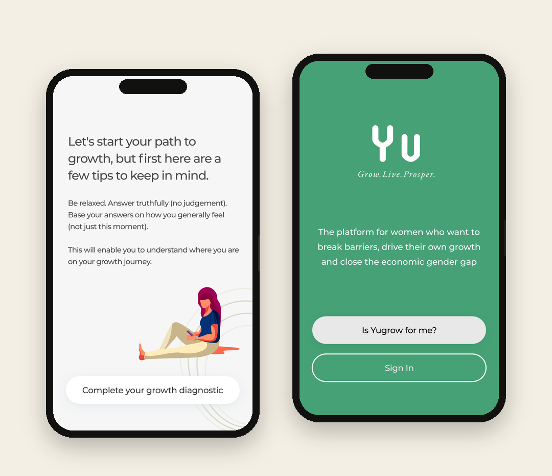 Onboarding and welcome screens